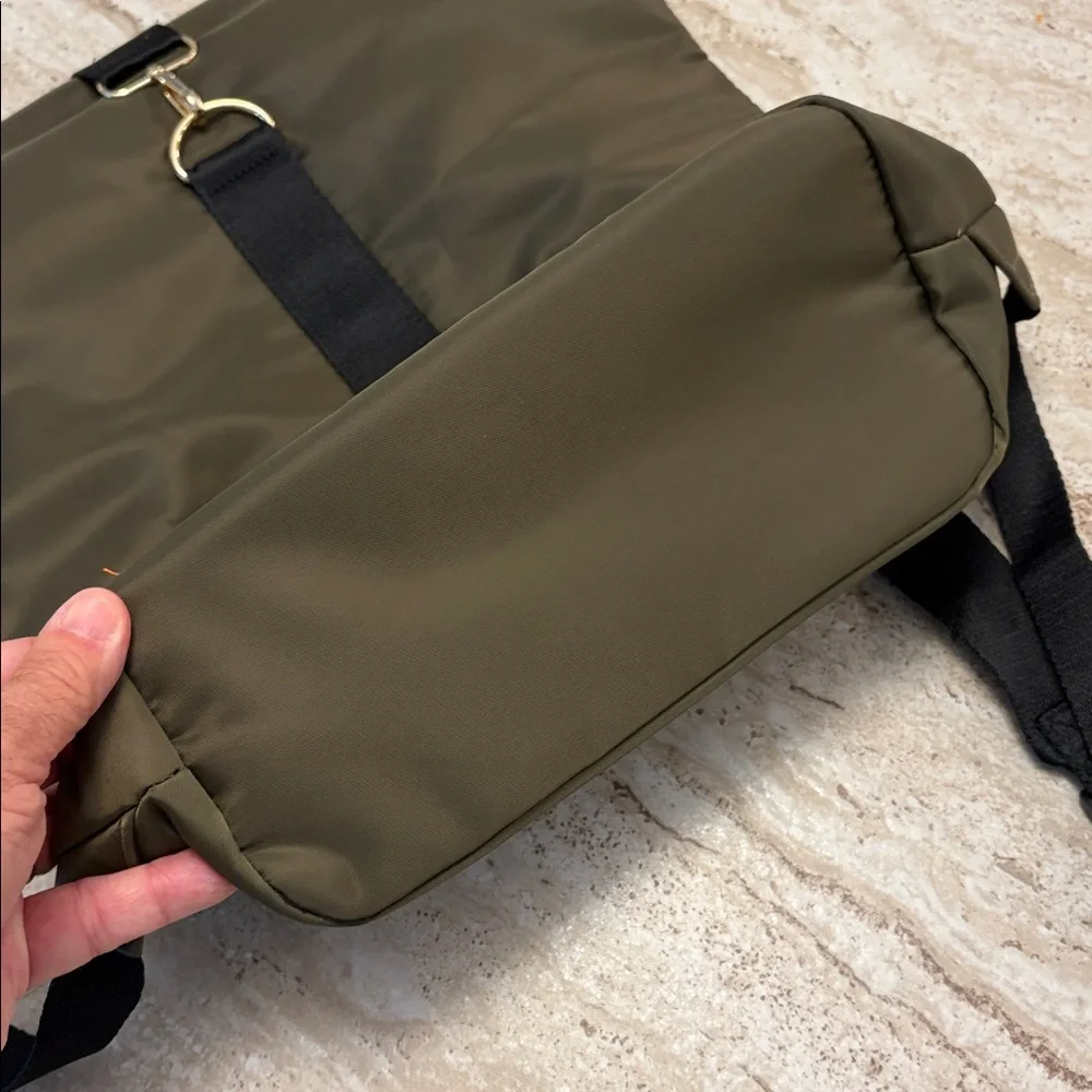 Jean Paul Gaultier Parfums Backpack in Olive Green Nylon - Picture 5 of 5